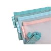 EXACOMPTA Rendszerező tasak, cipzáras, hálós, A6, EXACOMPTA "Chromaline Pastel", vegyes színek