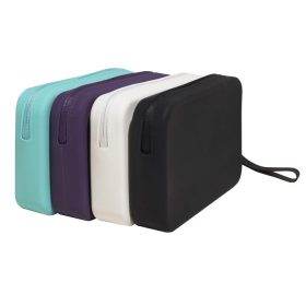   EXACOMPTA Pénztárca, szilikon, 18,5x12x3,5 cm, EXACOMPTA "Titane", vegyes színek