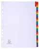 EXACOMPTA Regiszter, karton, A4+, 1-31, EXACOMPTA, fehér