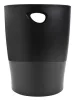 EXACOMPTA Papírkosár, 15 liter, PP, EXACOMPTA "Ecobin Economy", fekete