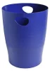 EXACOMPTA Papírkosár, 15 liter, PP, EXACOMPTA "Ecobin", sötétkék