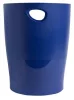 EXACOMPTA Papírkosár, 15 liter, PP, EXACOMPTA "Ecobin", sötétkék