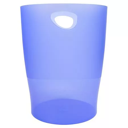 EXACOMPTA Papírkosár, 15 liter, PP, EXACOMPTA "Linicolor", jégkék