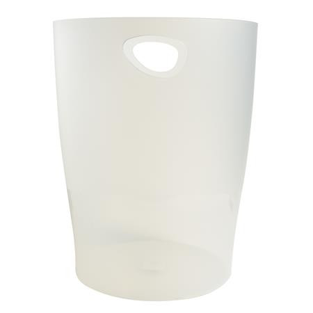 EXACOMPTA Papírkosár, 15 l, PP, EXACOMPTA "Office", matt fehér