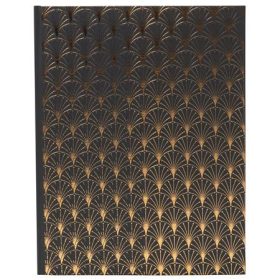   EXACOMPTA Vendégkönyv, 27x22 cm, 50 lap, EXACOMPTA "Neo Deco", fekete