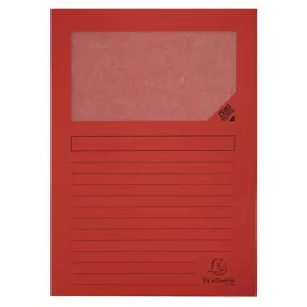   EXACOMPTA Mappa, ablakos, karton, EXACOMPTA "Forever®", piros