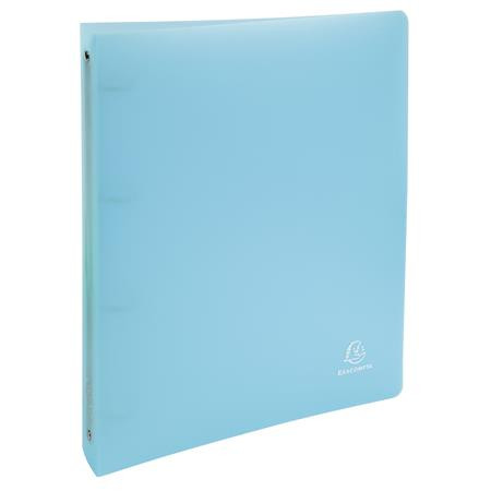 EXACOMPTA Gyűrűs könyv, 4 gyűrű, 40 mm, A4, PP, EXACOMPTA, vegyes pasztell színek