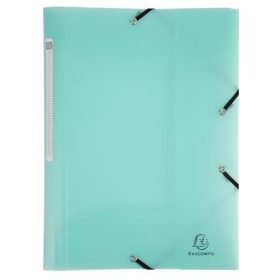   EXACOMPTA Gumis mappa, PP, A4, EXACOMPTA "Chromaline Pastel", zöld