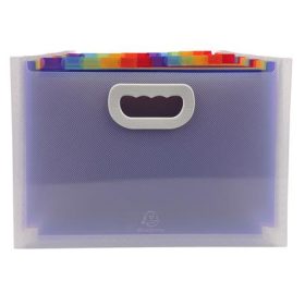   EXACOMPTA Harmonika irattartó, A4, PP, 24 rekeszes, EXACOMPTA