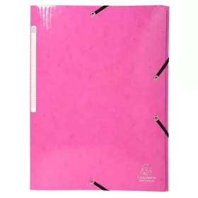   EXACOMPTA Gumis mappa, karton, A4, EXACOMPTA "Iderama", pink
