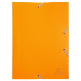   EXACOMPTA Gumis mappa, PP, A4, EXACOMPTA "Opak", sárga