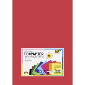   FOLIA Színes papír, A3, 130 g, 10x5 lap, FOLIA, vegyes színek