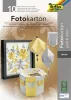 FOLIA Dekorkarton tömb, A4, 300 g, 10 lap, FOLIA, arany-ezüst