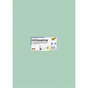   FOLIA Dekorkarton, 2 oldalas, 50x70 cm, 300 g, 10 lap, FOLIA, menta