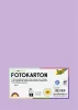 FOLIA Dekorkarton, 2 oldalas, A4, 300 g, 50 lap, FOLIA, halvány orgonalila