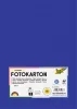 FOLIA Dekorkarton, 2 oldalas, A4, 300 g, 50 lap, FOLIA, mélykék