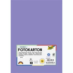   FOLIA Dekorkarton, 2 oldalas, A4, 300 g, 50 lap, FOLIA, ibolyakék