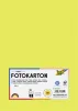 FOLIA Dekorkarton, 2 oldalas, A4, 300 g, 50 lap, FOLIA, limezöld