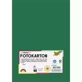   FOLIA Dekorkarton, 2 oldalas, A4, 300 g, 50 lap, FOLIA, fenyőzöld