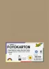 FOLIA Dekorkarton, 2 oldalas, A4, 300 g, 50 lap, FOLIA, őzbarna