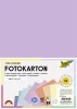 FOLIA Dekorkarton, 2 oldalas, A4, 300 g, 10x5 lap, FOLIA, „Pastel”, vegyes színek
