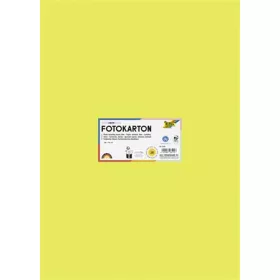   FOLIA Dekorkarton, 2 oldalas, 50x70 cm, 300 g, 10 lap, FOLIA, lime