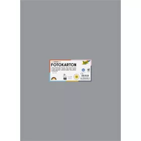   FOLIA Dekorkarton, 2 oldalas, 50x70 cm, 300 g, 10 lap, FOLIA, kőszürke