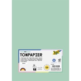 FOLIA Színes papír, A4, 130 g, 100 lap, FOLIA, menta