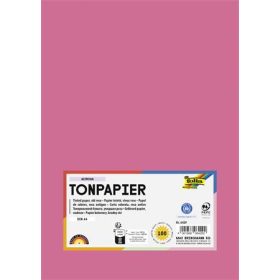   FOLIA Színes papír, A4, 130 g, 100 lap, FOLIA, fáradt rózsaszín