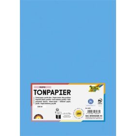 FOLIA Színes papír, A4, 130 g, 100 lap, FOLIA, tengerkék