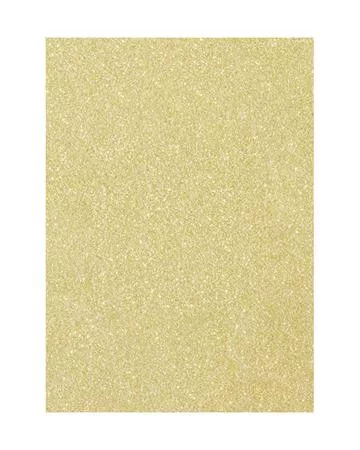 FOLIA Dekorkarton tömb, csillámos, 1 oldalas, 50x70 cm, 300g, 5 lap, FOLIA, arany