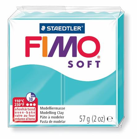 FIMO Gyurma, 57 g, égethető, FIMO "Soft", borsmenta