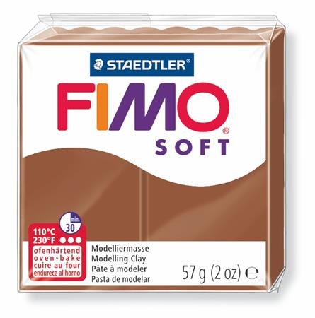 FIMO Gyurma, 57 g, égethető, FIMO "Soft", karamell