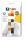 FIMO Gyurma, készlet, 12x25 g, égethető, FIMO "Soft Natural", 12 különböző szín