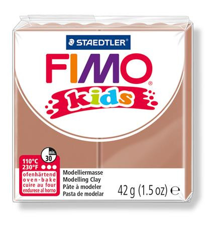 FIMO Gyurma, 42 g, égethető, FIMO "Kids", világosbarna