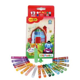   COLOKIT Olajpasztell kréta COLOKIT "Oil Pastel", 12 különböző szín