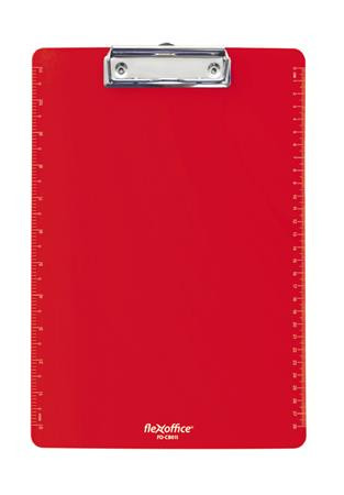 FLEXOFFICE Felírótábla, A4, műanyag, FLEXOFFICE "FO-CB011", piros