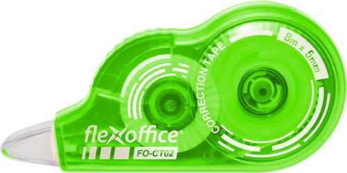 FLEXOFFICE Hibajavító roller, 5 mm x 8 m, FLEXOFFICE "FO-CT02", vegyes színek