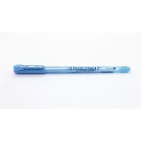   FLEXOFFICE Zseléstoll, 0,25 mm, kupakos, törölhető, FLEXOFFICE "FlexCorrect", kék