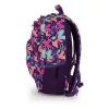 GABOL Hátizsák, iskolatáska, cipzáras, GABOL "Kokoro", lila, szívek
