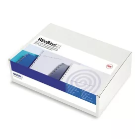   GBC Spirál, fém, 2:1, 12 mm, 100 lap, GBC "MultiBind 21",  fehér