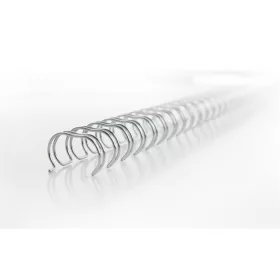   GBC Spirál, fém, 3:1, 8 mm, 70 lap, GBC "WireBind", ezüst