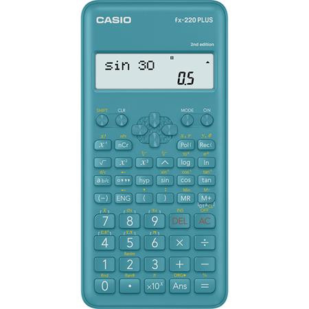 CASIO Számológép, tudományos, 181 funkció, CASIO "FX-220Plus 2E"