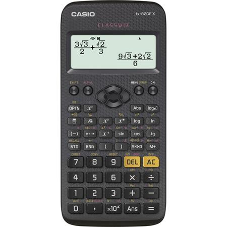 CASIO Számológép, tudományos, 379 funkció, CASIO "FX-82 CE X"