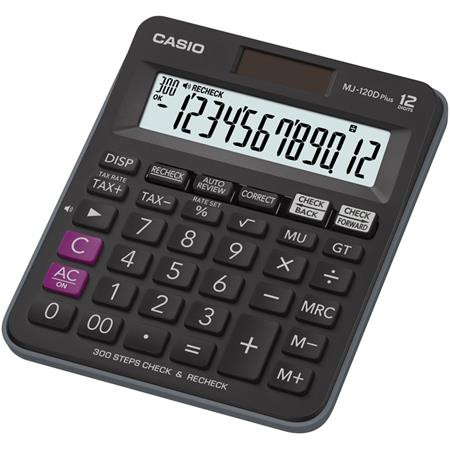 CASIO Számológép, asztali, 12 számjegy, CASIO "MJ-120D PLUS"