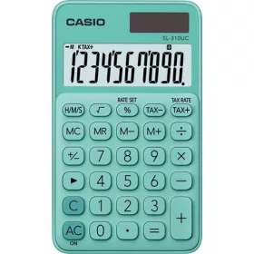   CASIO Zsebszámológép, 10 számjegy, CASIO "SL 310", zöld