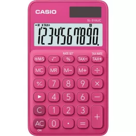   CASIO Zsebszámológép, 10 számjegy, CASIO "SL 310", rózsaszín