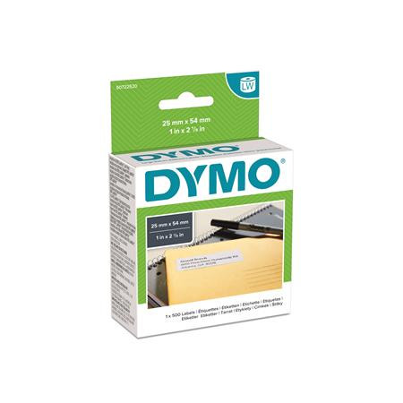 DYMO Etikett, LW nyomtatóhoz, 25x54 mm, 500 db etikett, DYMO