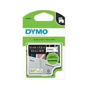   DYMO Feliratozógép szalag, tartós poliészter 12 mm x 5,5 m, DYMO "D1", fehér-fekete