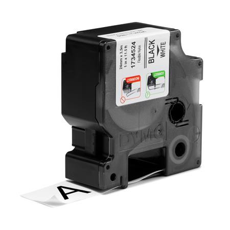 DYMO Feliratozógép szalag, flexibilis ID, 24 mm x 3,5 m, DYMO "Rhino", fehér